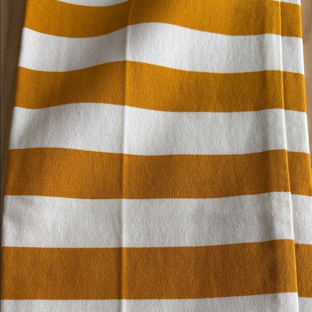 New York & Company Yellow and White Striped Pants - Picture 7 of 7